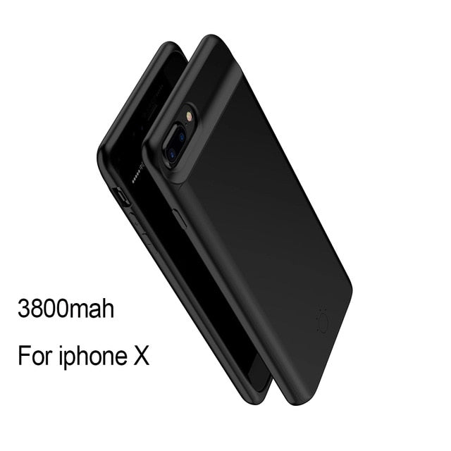 2500-7000 mah Power Bank Charging Case For iPhone