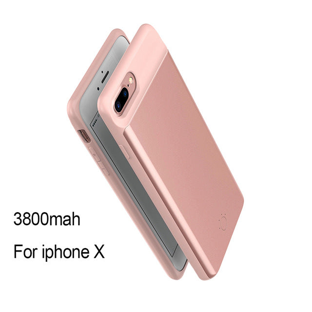 2500-7000 mah Power Bank Charging Case For iPhone